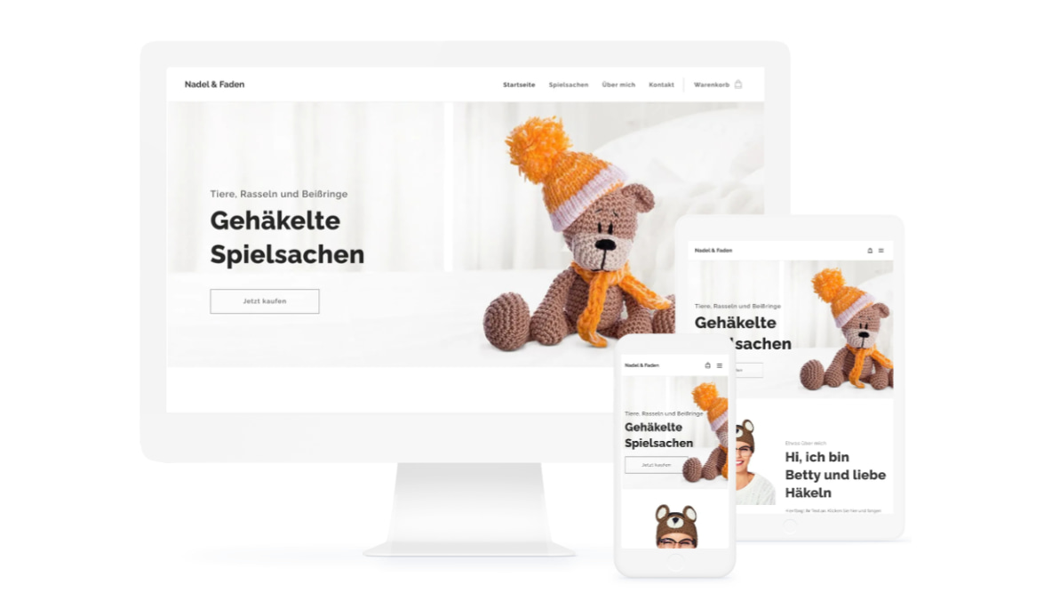 Webnodes E-Shop Vorlage für nachhaltiges und sicheres Spielzeug